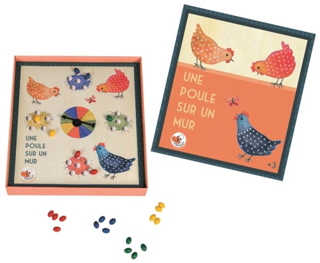 Hühnerspiel für 4 Spieler - Kinderspiel Hühnerspiel für 4 Spieler - Kinderspiel von EGMONT TOYS
