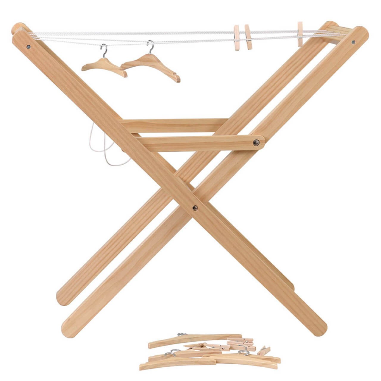 Kinder Wäscheständer aus Massivholz – Der perfekte Platz für Puppenkleider Kinder Wäscheständer aus Massivholz – Der perfekte Platz für Puppenkleider von EGMONT TOYS