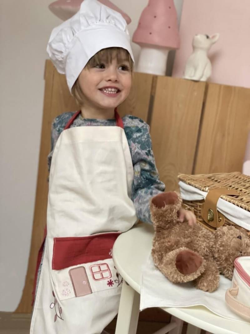 Kochmütze für Kinder, weiß von EGMONT TOYS