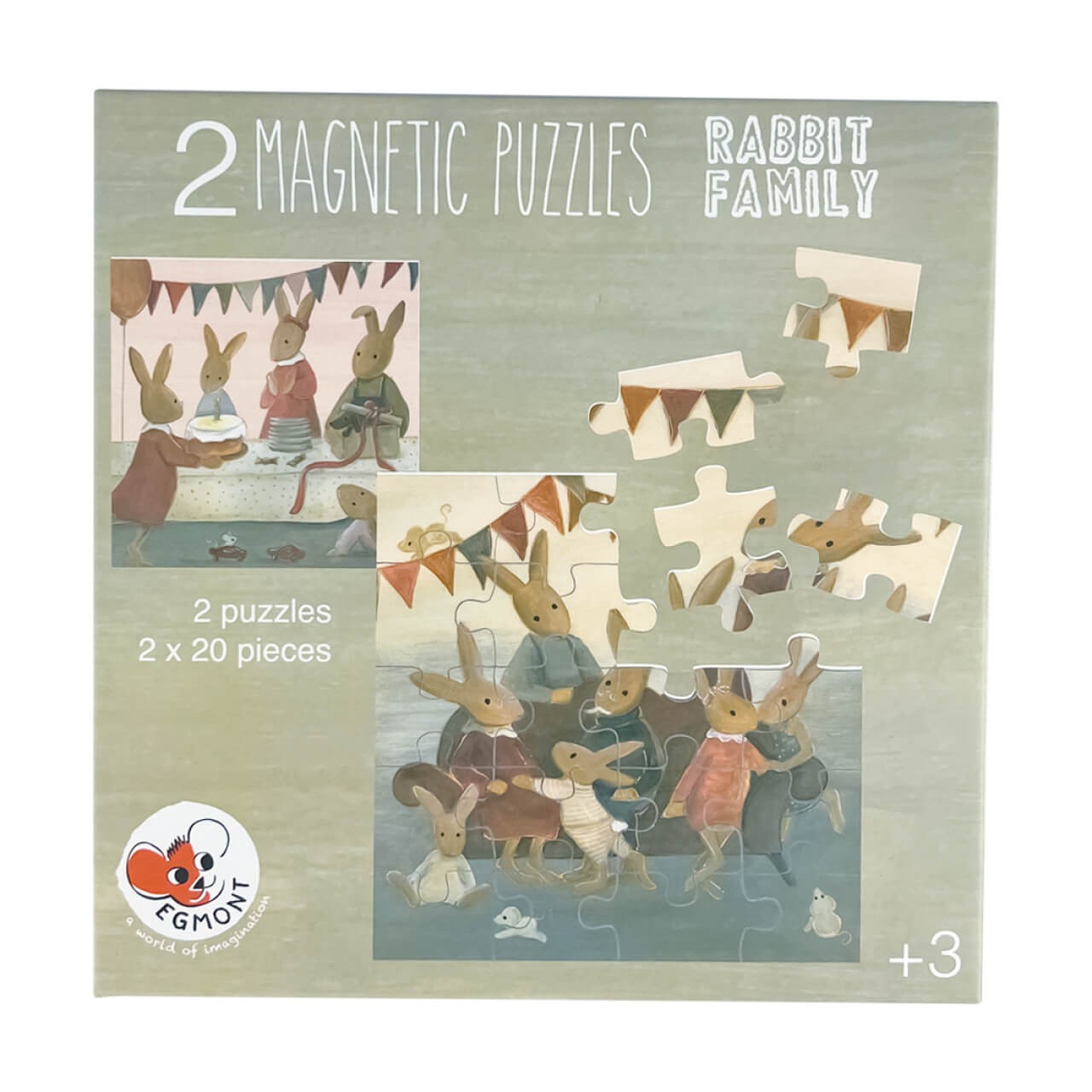 Magnet-Puzzlebuch Hasenfamilie Magnet-Puzzlebuch Hasenfamilie von EGMONT TOYS