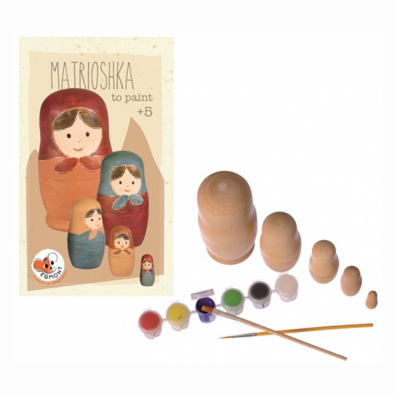 Matroschka-Puppen zum Anmalen Matroschka-Puppen zum Anmalen von EGMONT TOYS