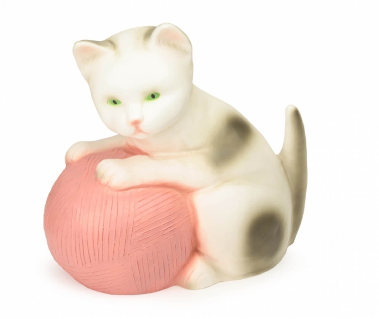 Nachtlicht Katze mit Wolle, rosa Wolle von EGMONT TOYS