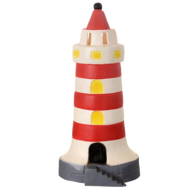 Nachtlicht Leuchtturm, rot Nachtlicht Leuchtturm, rot von EGMONT TOYS