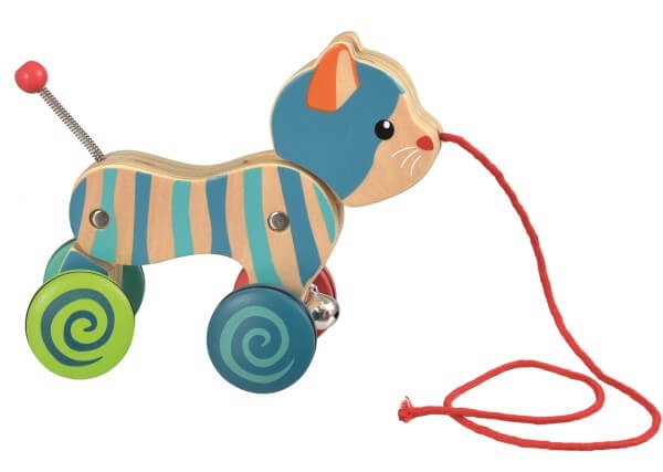 Nachzieh-Katze aus Holz Nachzieh-Katze aus Holz von EGMONT TOYS