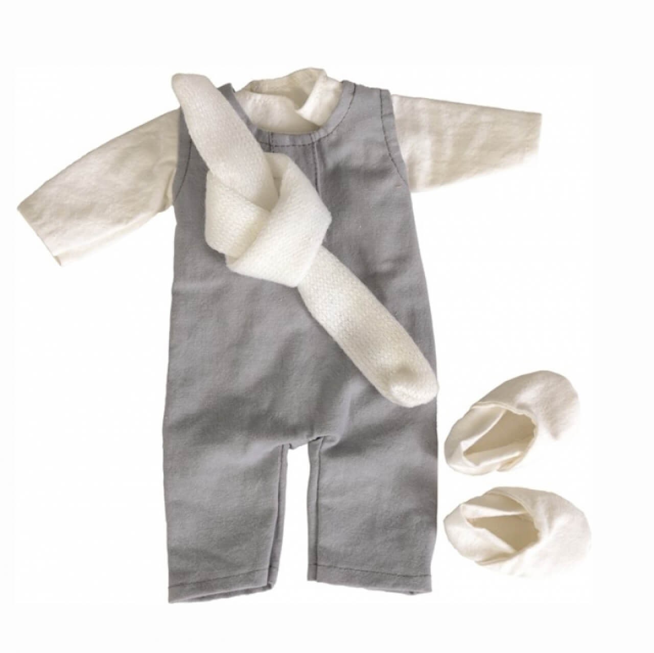Overall blaugrau mit Bluse für EgmontToys Puppen 30-32 cm - Puppenkleidung Overall blaugrau mit Bluse für EgmontToys Puppen 30-32 cm - Puppenkleidung von EGMONT TOYS
