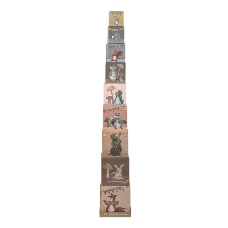 Stapelspiel Pyramide Musiker - Würfelpyramide Stapelspiel Pyramide Musiker - Würfelpyramide von EGMONT TOYS
