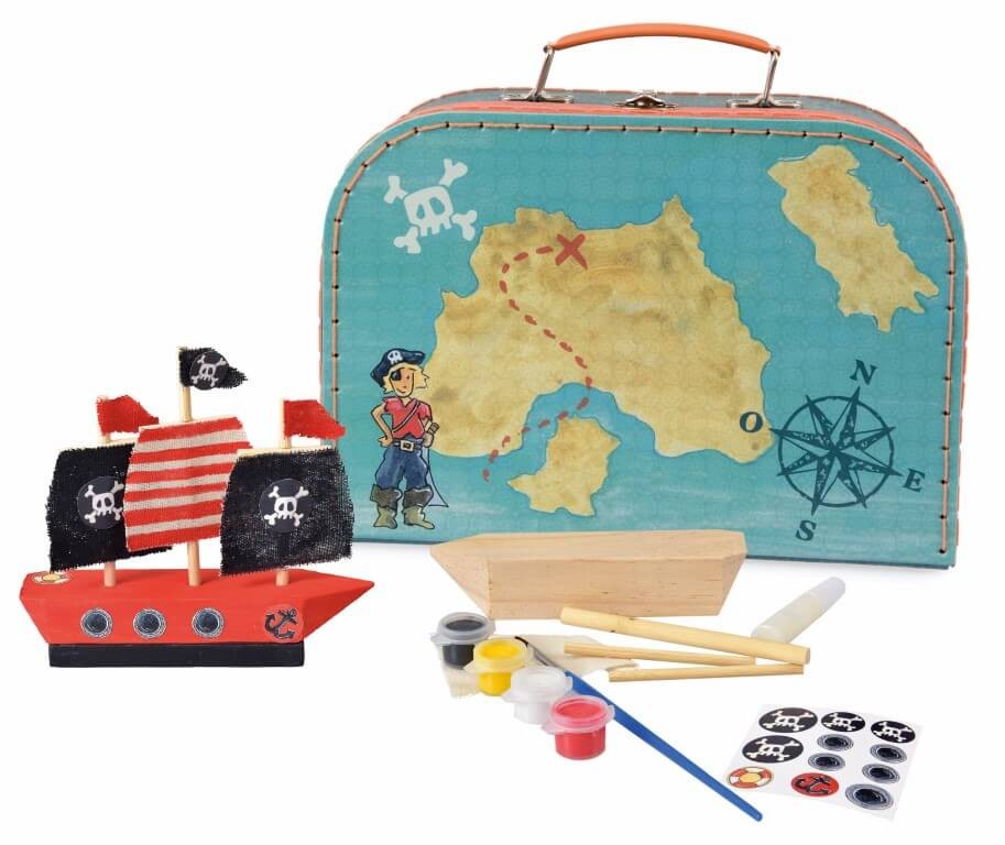 Piratenschiff zum Anmalen - Bastelset im Koffer Piratenschiff zum Anmalen - Bastelset im Koffer von EGMONT TOYS