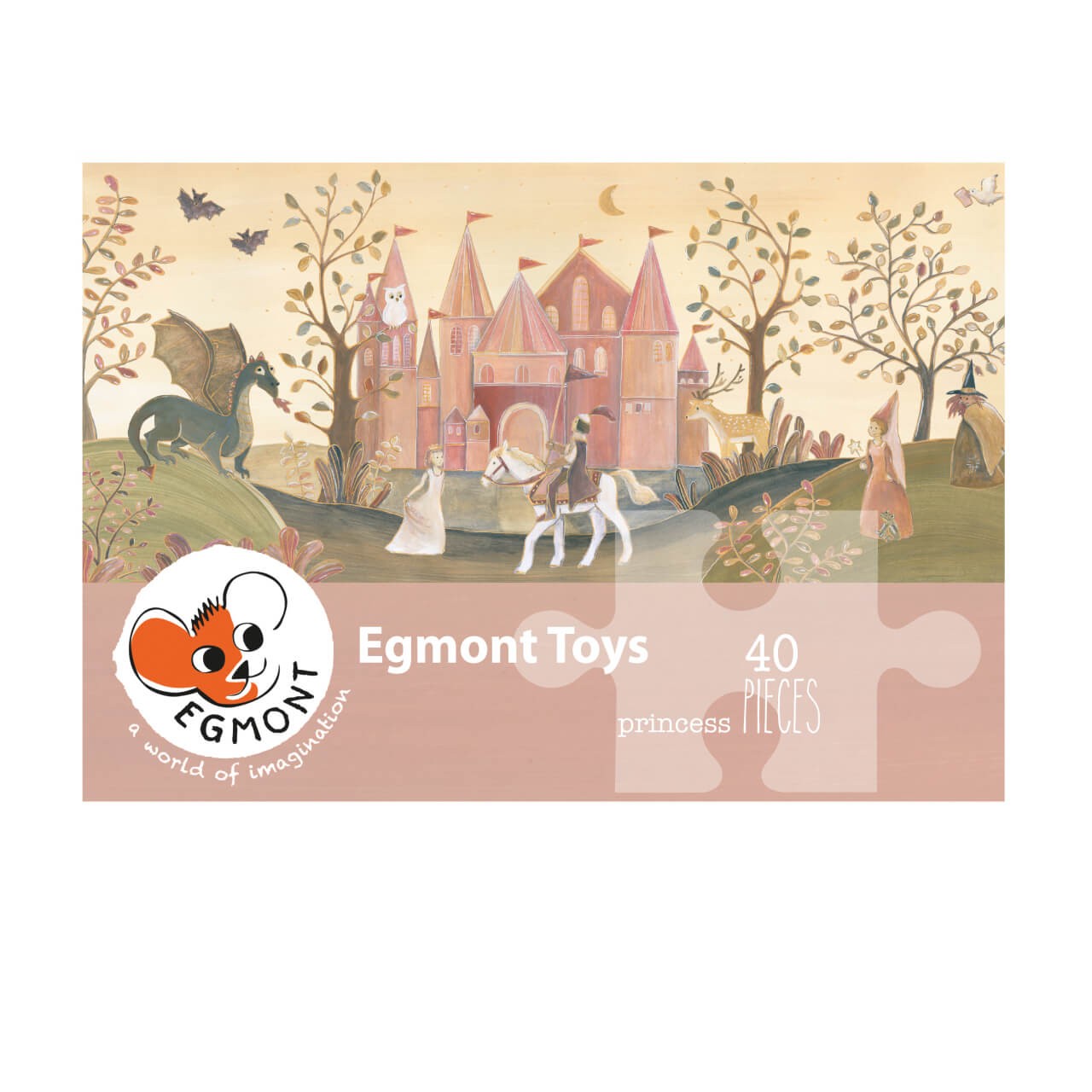 Prinzessinnen-Bodenpuzzle - 40 Teile für kleine Puzzleliebhaber von EGMONT TOYS