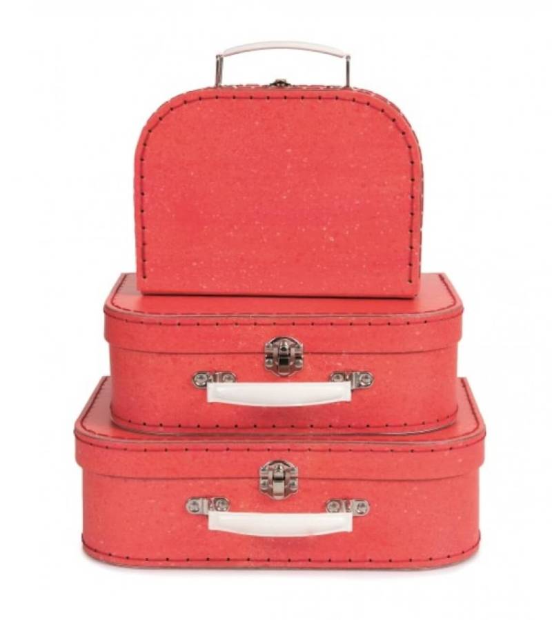 Puppen Kofferset, 3teilig, rot von EGMONT TOYS