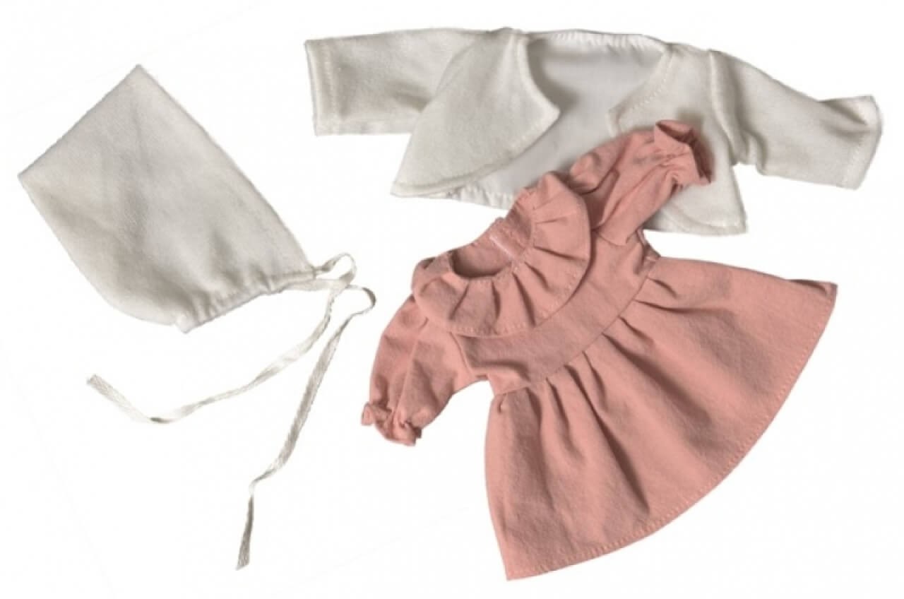 Puppenkleidung Kleid altrosa, für EgmontToys Puppen 30-32cm von EGMONT TOYS