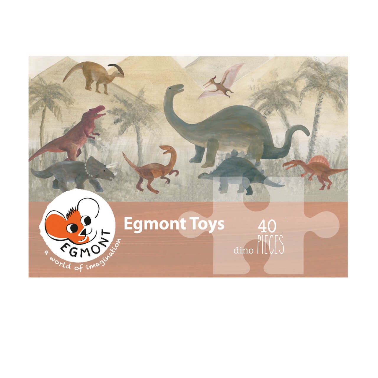 Riesenpuzzle Dino, 40 Teile von EGMONT TOYS