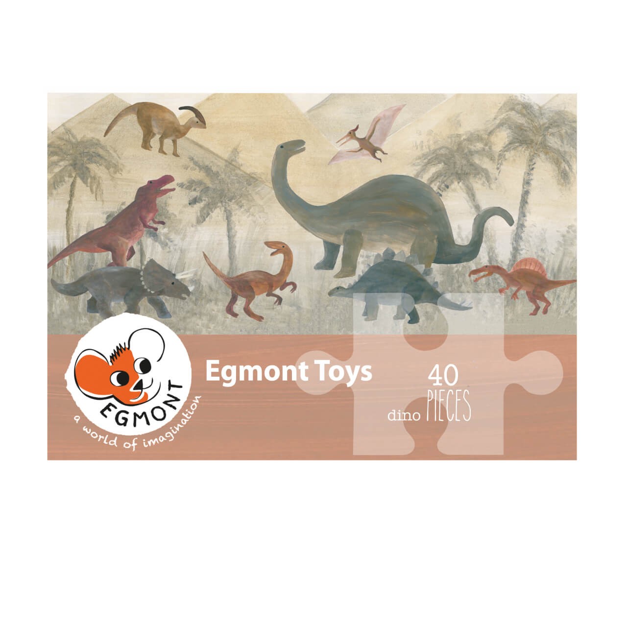 Riesenpuzzle Dino, 40 Teile Riesenpuzzle Dino, 40 Teile von EGMONT TOYS