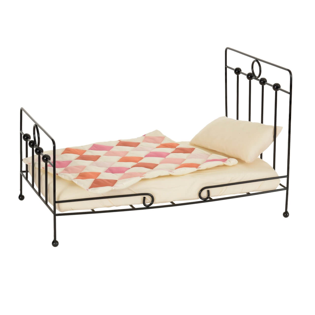 Traumhaftes Puppenbett aus Metall mit Matratze, Kissen und Decke Traumhaftes Puppenbett aus Metall mit Matratze, Kissen und Decke von EGMONT TOYS