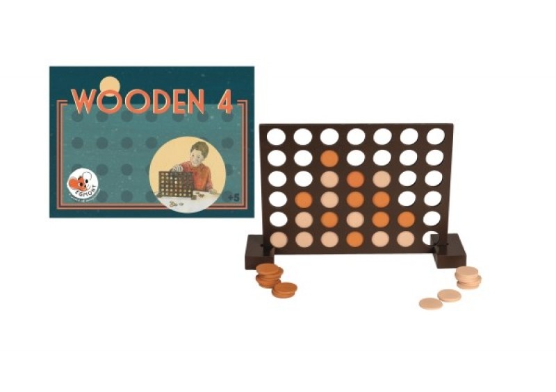 Vier gewinnt - das strategische Spiel aus Holz Vier gewinnt - das strategische Spiel aus Holz von EGMONT TOYS