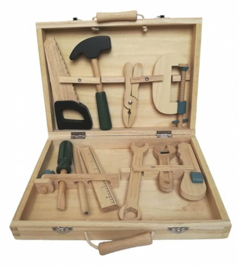 Werkzeugkasten aus Holz für Kinder von EGMONT TOYS