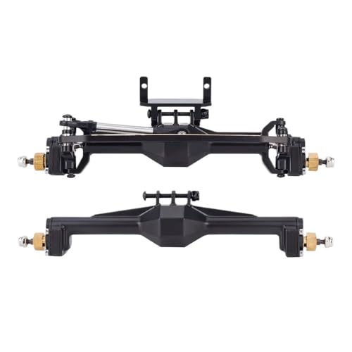 10 -mm -Diamant -CNC -Messing -Portal -Achsen mit Lay Down -Servohalterung und Verbindungen, die mit 1 18 -Skala -RC -Crawler -Achsen -Upgrade -Teilen Kompatibel mit RC -Automodelle kompatibel sind von EGRMZ