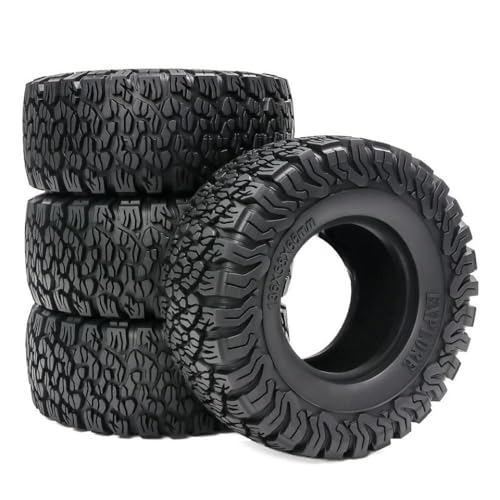4pcs 2. 6 Zoll Alle Terrain Gummi Butyl RC Crawler Reifen Drachenkrallenstil kompatibel mit 1 10 1 8 Skalierung Off -Straßenmodelle wie TRX6 und ähnliche Fahrzeuge(4pcs 002) von EGRMZ