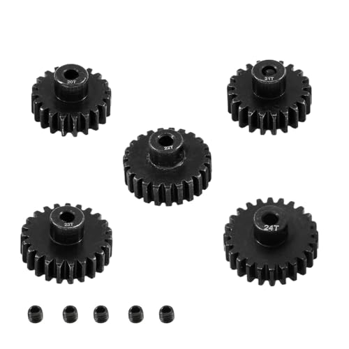 EGRMZ 0. 8 Modul 3. 175 Loch 32p 10t 11t 12t 13t 14t 15T 17T 18T 20T 22T 24T -Ritzergetriebe Set kompatibel mit 1 10 Skala RC -Autoteilen -Teilen -Ausrüstung Combo -Kit kompatibel(20T-24T) von EGRMZ