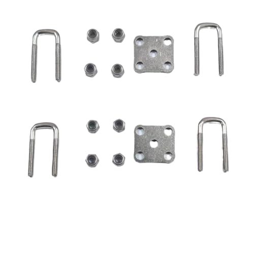 EGRMZ 1 Set U Shape Metal SCHRAUBSKANDSKANDER Bracket VERKAUFT mit 1 14 -Skala -RC -Dump -Modellen wie 770S R620 FH16XL und LESU RC Cars(A) von EGRMZ
