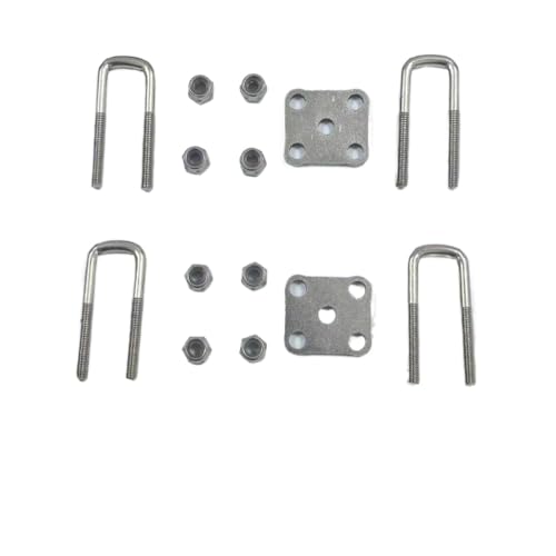 EGRMZ 1 Set U Shape Metal SCHRAUBSKANDSKANDER Bracket VERKAUFT mit 1 14 -Skala -RC -Dump -Modellen wie 770S R620 FH16XL und LESU RC Cars(B) von EGRMZ
