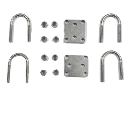 EGRMZ 1 Set U Shape Metal SCHRAUBSKANDSKANDER Bracket VERKAUFT mit 1 14 -Skala -RC -Dump -Modellen wie 770S R620 FH16XL und LESU RC Cars(C) von EGRMZ