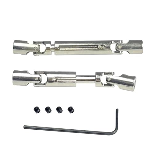 EGRMZ 2PCS LD-P06 Metallantriebswelle Kompatibel mit 1 12-Skala-RC-Auto-Upgrade-Teile, die mit verschiedenen Modellen kompatibel sind von EGRMZ