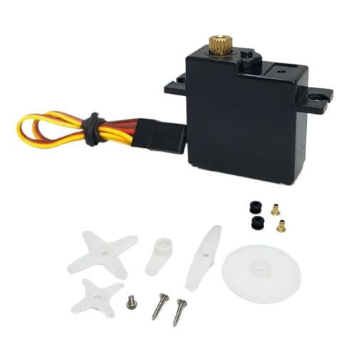 EGRMZ 3 Draht -Metall -Ausrüstungs -Servo -Upgrade -Zubehör -Zubehör kompatibel mit RC -Cars -Modellen 144001 144002 144010 124016 124017 124018 124019 von EGRMZ