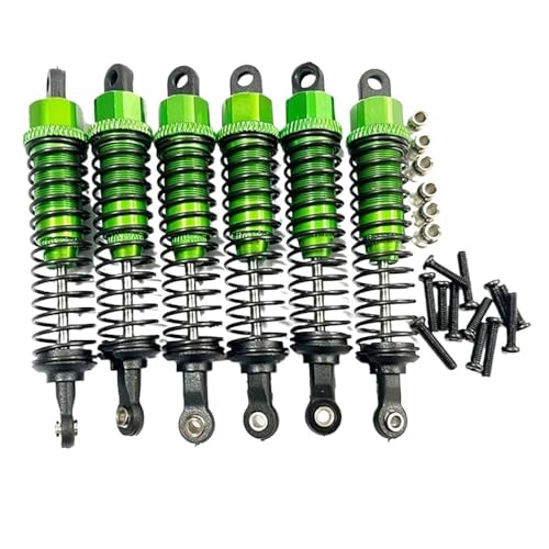 EGRMZ 6pcs Metallöl -Stoßdämpferdämpfer, kompatibel mit 9125 9155 9156 1/10 1/12 Skala RC -Auto -Upgrade -Zubehör -Zubehör von EGRMZ