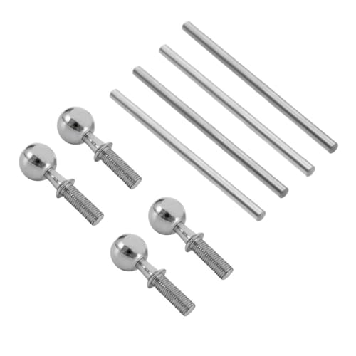 EGRMZ 8pcs Silber -Pivot -Ball und Scharnierstift 4x67. 5mm kompatibel mit 1/7 1/8 Skala RC -Autoteile ARAC5032 von EGRMZ