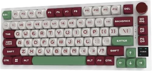 EGRMZ AK820max -Gaming -Tastatur in rot weißen grünen Farben kompatibel mit PC und Laptop EGRMZ AK820max -Gaming -Tastatur in rot weißen grünen Farben kompatibel mit PC und Laptop von EGRMZ