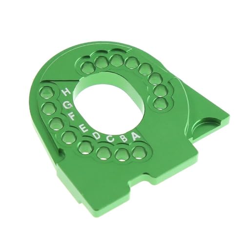 EGRMZ Aluminiummotormontageplatte kompatibel mit Stilmontagen für RC -Crawler -LKWs(Green) von EGRMZ