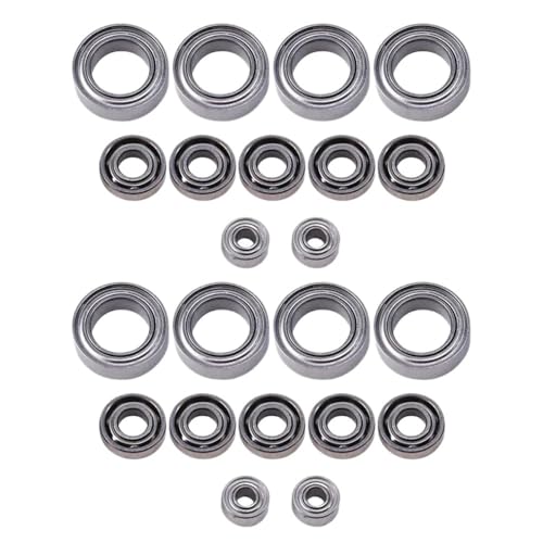 EGRMZ Ersatzlager-Set kompatibel mit 1/28 RC Cars K969 K979 K989 K999 P929 P939 Modelle K989-07 K989-08 K989-09(22PCS) von EGRMZ