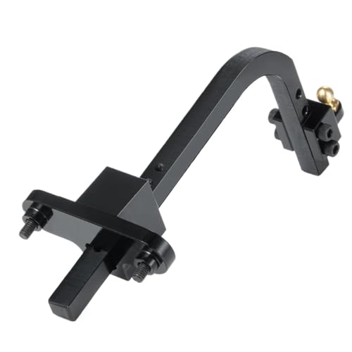 EGRMZ Kompatibel mit 1/10 RC Crawler Automodellteilen, Verstellbarer Anhängerkupplungsempfänger aus Metalllegierung, Abschlepphaken von EGRMZ