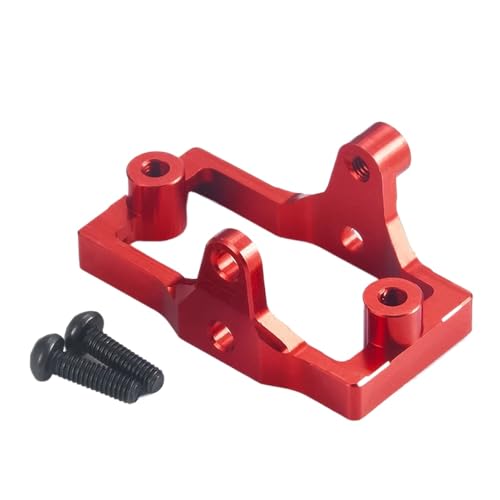 EGRMZ Kompatibel mit TRX-4M Bronco 1/18 RC Crawler Car Modell Zubehörteile Aluminiumlegierung Servohalterung(Red) von EGRMZ
