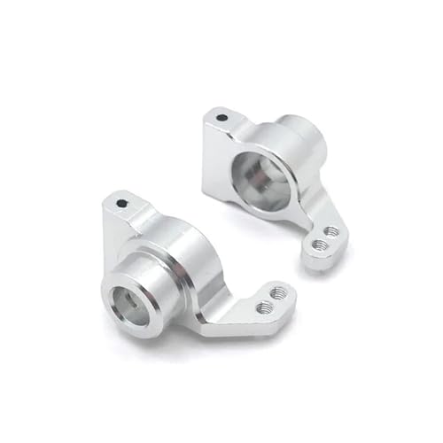 EGRMZ Kompatible Metall-Heckschale Kompatibel mit 1/14 144010 144001 144002 und 1/12 124016 124017 124018 124019 RC-Autoteile-Upgrade(Silver) von EGRMZ