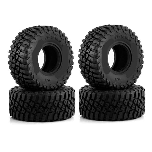 RS RC 58x24mm All Terrain Sticky 1. 0 Radreifen kompatibel mit 1/18 1/24 Skala RC -Crawler -Modelle wie SCX24 AX24 T1017(4pcs A001) von EGRMZ