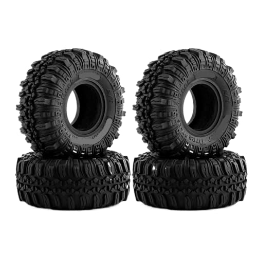 RS RC 58x24mm All Terrain Sticky 1. 0 Radreifen kompatibel mit 1/18 1/24 Skala RC -Crawler -Modelle wie SCX24 AX24 T1017(4pcs B002) von EGRMZ