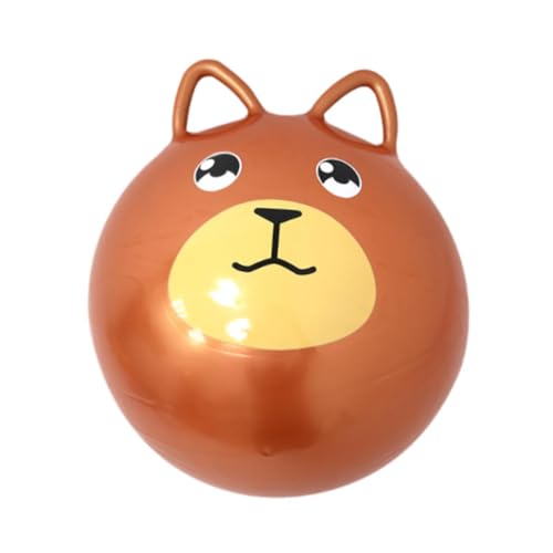 EHJRE , Cartoon Aufblasbarer Gymnastikball, 42 cm, Kinderspiele für Drinnen Und Draußen, Süßer Sport Hüpfball, Hellbraun EHJRE , Cartoon Aufblasbarer Gymnastikball, 42 cm, Kinderspiele für Drinnen Und Draußen, Süßer Sport Hüpfball, Hellbraun von EHJRE