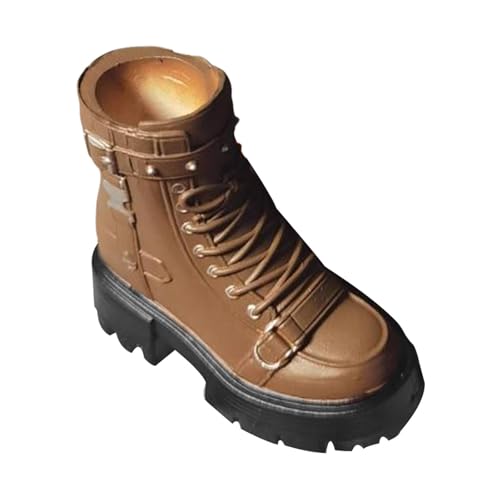 EHJRE 1/6 Actionfiguren, Kurze Stiefel, BJD Schuhe, Modische Geschenke für Kinder Und Erwachsene, für 12 Zoll Mädchenpuppen, Solide 12 Zoll Puppenstiefel Mi, Khaki EHJRE 1/6 Actionfiguren, Kurze Stiefel, BJD Schuhe, Modische Geschenke für Kinder Und Erwachsene, für 12 Zoll Mädchenpuppen, Solide 12 Zoll Puppenstiefel Mi, Khaki von EHJRE