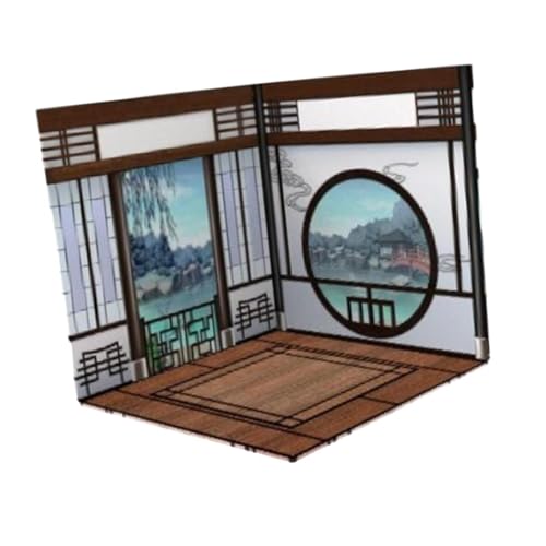 EHJRE 1/6 Hintergrund Ausstellung Display Organizer Layout Szene, Display Simulation Parkplatz Hintergrund für Szene, Chinesisch von EHJRE