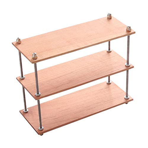 EHJRE 1/6 Lagerregal, Szenenlayout, Requisiten, Miniaturmöbel, Dekoratives Einrichtungsmodell, Mehrschichtiges Bücherregal Aus Holz für Puppenhaus, DIY Zube, 3 Etagen lang EHJRE 1/6 Lagerregal, Szenenlayout, Requisiten, Miniaturmöbel, Dekoratives Einrichtungsmodell, Mehrschichtiges Bücherregal Aus Holz für Puppenhaus, DIY Zube, 3 Etagen lang von EHJRE