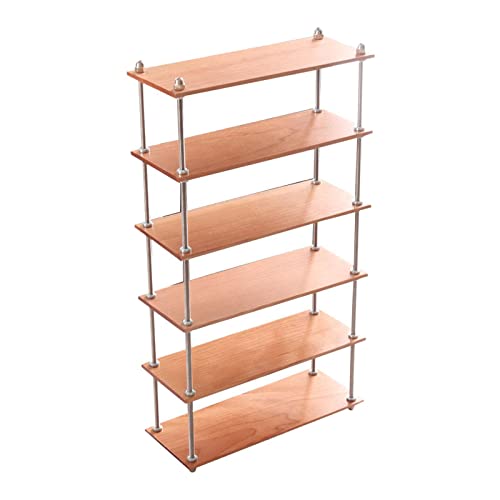 EHJRE 1/6 Lagerregal, Szenenlayout, Requisiten, Miniaturmöbel, Dekoratives Einrichtungsmodell, Mehrschichtiges Bücherregal Aus Holz für Puppenhaus, DIY Zube, 6 Stufen lang EHJRE 1/6 Lagerregal, Szenenlayout, Requisiten, Miniaturmöbel, Dekoratives Einrichtungsmodell, Mehrschichtiges Bücherregal Aus Holz für Puppenhaus, DIY Zube, 6 Stufen lang von EHJRE
