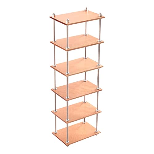 EHJRE 1/6 Lagerregal, Szenenlayout, Requisiten, Miniaturmöbel, Dekoratives Einrichtungsmodell, Mehrschichtiges Bücherregal Aus Holz für Puppenhaus, DIY Zube, 6-stufig kurz EHJRE 1/6 Lagerregal, Szenenlayout, Requisiten, Miniaturmöbel, Dekoratives Einrichtungsmodell, Mehrschichtiges Bücherregal Aus Holz für Puppenhaus, DIY Zube, 6-stufig kurz von EHJRE