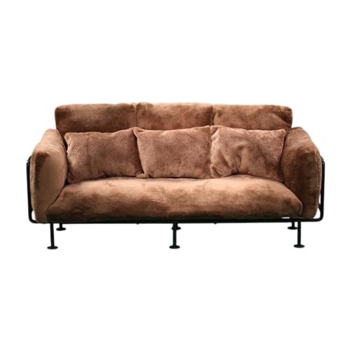 EHJRE 1/6 Skala Wohnzimmersofa Miniaturmöbel für DIY Dollhouse Szene mit 12 "Zahlen, Braun EHJRE 1/6 Skala Wohnzimmersofa Miniaturmöbel für DIY Dollhouse Szene mit 12 "Zahlen, Braun von EHJRE