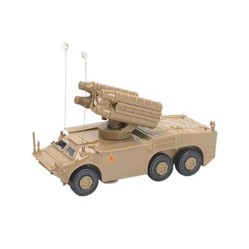 EHJRE 1/72 Fahrzeugmodellbausätze Transport-LKW-Spielzeug 4D Zusammenbaufahrzeug Kampfauto- zur Anzeige, Gelb von EHJRE