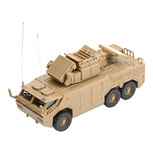 EHJRE 1/72 Panzerfahrzeug Bausätze 4D Zusammenbauen Fahrzeugtransporter LKW Spielzeug für Sammlerstücke, Gelb von EHJRE