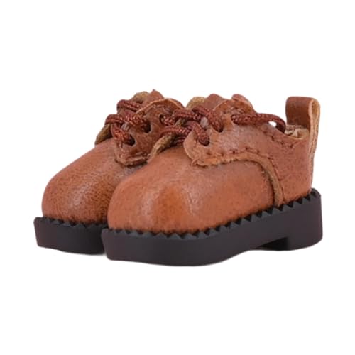 EHJRE 1 Paar Puppenschuhe Puppenquadrat für OB11 Doll Weich, Braun EHJRE 1 Paar Puppenschuhe Puppenquadrat für OB11 Doll Weich, Braun von EHJRE