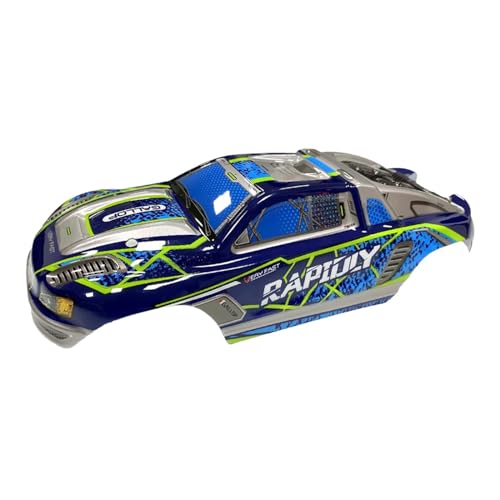 EHJRE 1:16 RC Auto Karosserie Ersatzteile DIY Zubehör, Premium Ersatzteile Karosserie Shell für Modell 16101 16102, Blau von EHJRE