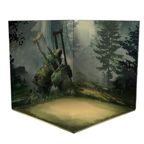 EHJRE 1:6 Hintergrund Szenen Organizer, Simulationsparkplatz Hintergrund, DIY Kabinenmodell, Diorama Layout Szenenanzeige für Druckgussauto, Waldruinen EHJRE 1:6 Hintergrund Szenen Organizer, Simulationsparkplatz Hintergrund, DIY Kabinenmodell, Diorama Layout Szenenanzeige für Druckgussauto, Waldruinen von EHJRE