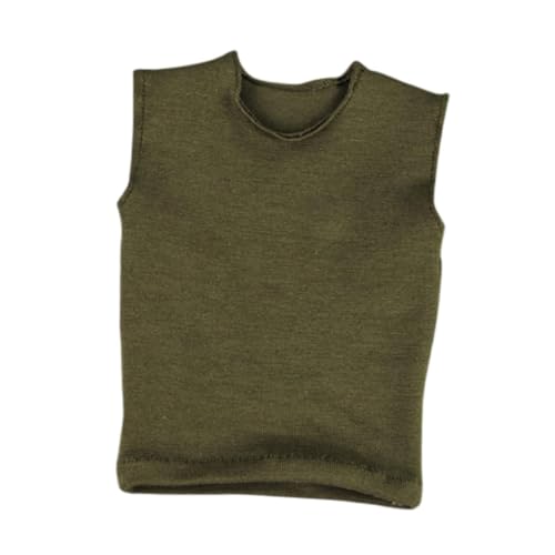 EHJRE 1:6 Männer Figuren T-Shirt Ärmellose Weste Bequeme Mode Miniatur Puppenkleidung fürfür 12" Figuren Puppenmodell Zubehör, GrÜn EHJRE 1:6 Männer Figuren T-Shirt Ärmellose Weste Bequeme Mode Miniatur Puppenkleidung fürfür 12" Figuren Puppenmodell Zubehör, GrÜn von EHJRE